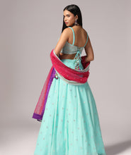 Load image into Gallery viewer, Mint Melody Lehnga Choli