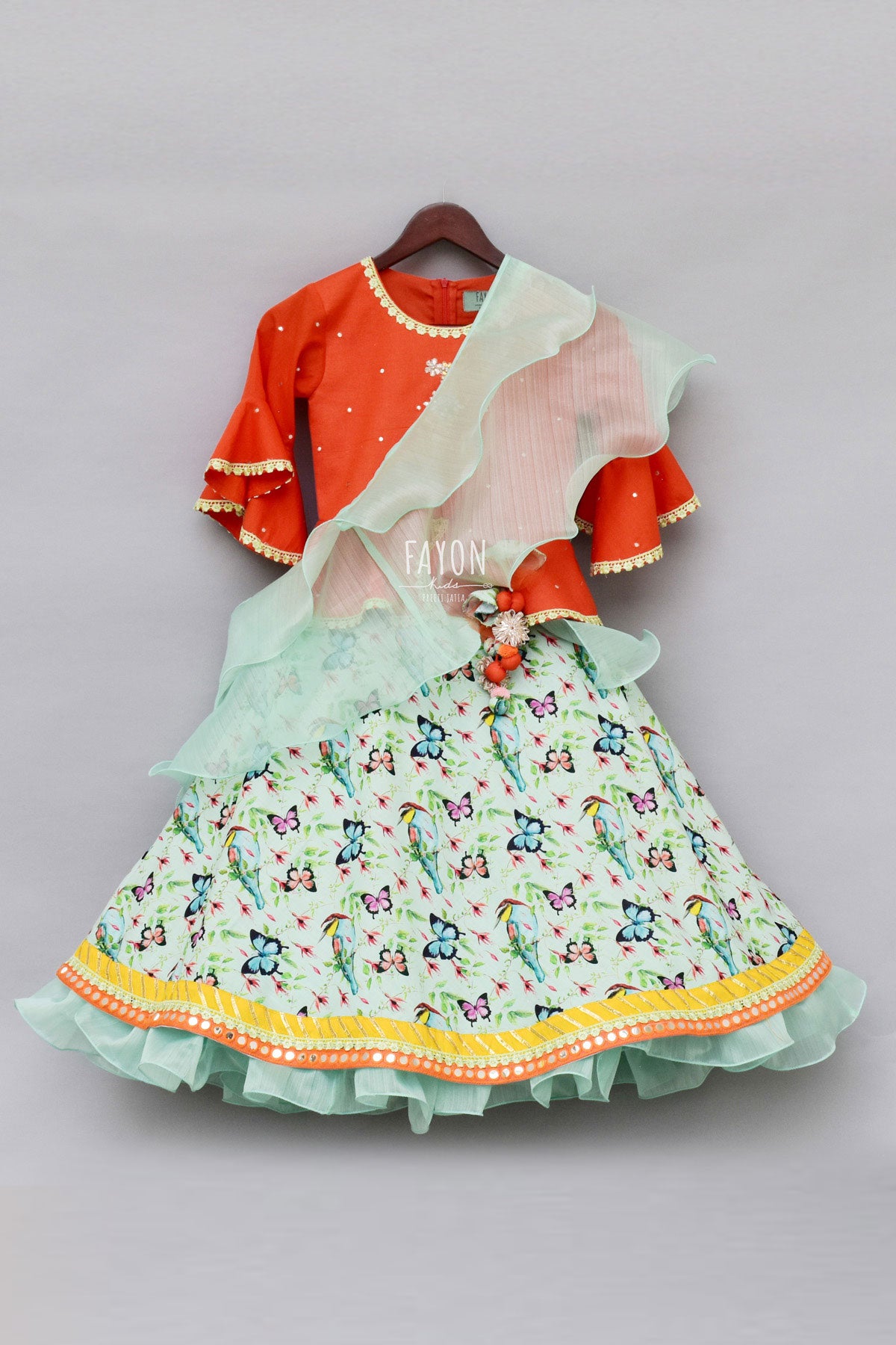 Buy Kids Lehenga Online | Kids Party Wear | Birthday Outfit for Girls –  www.liandli.in
