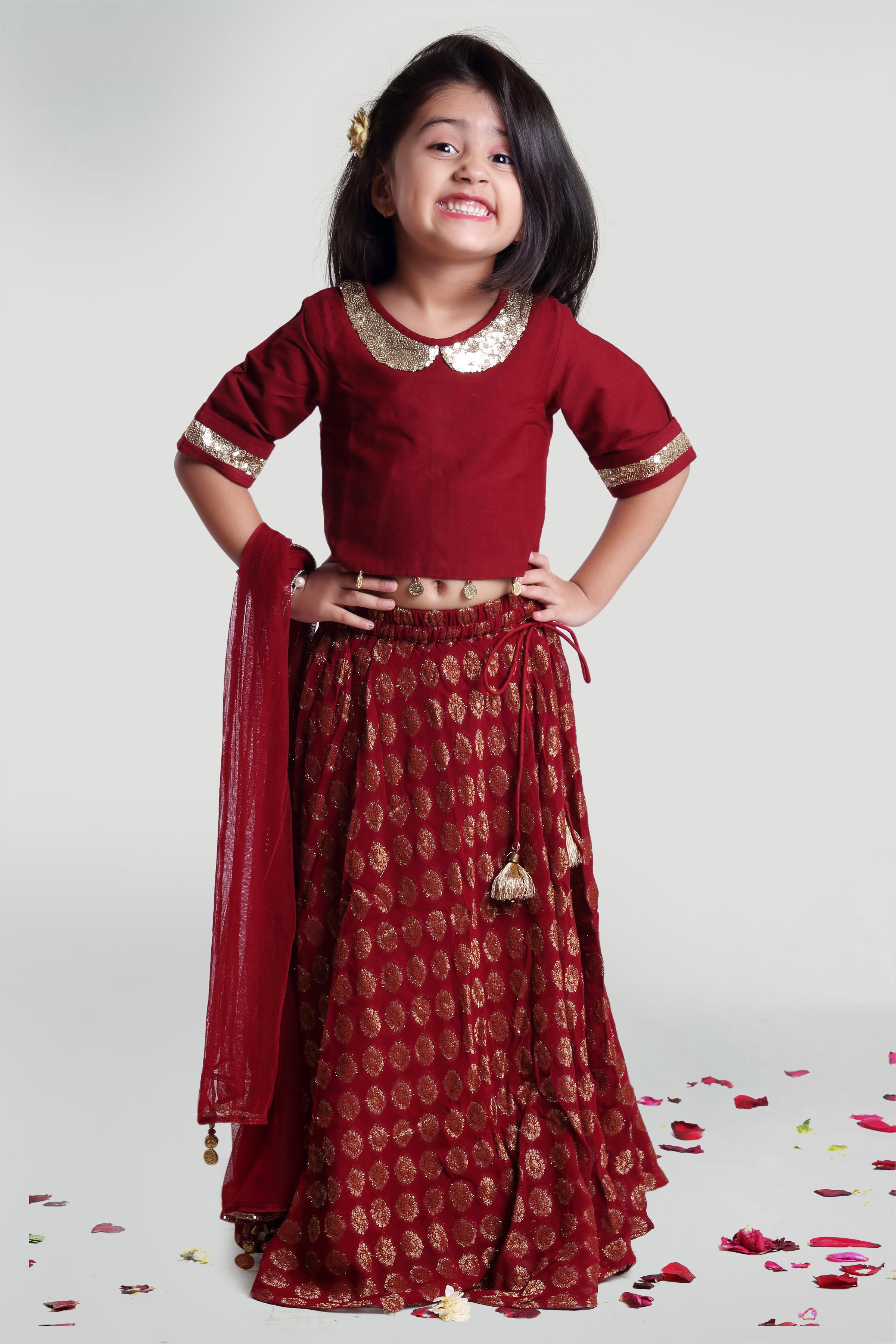 Maroon baby clearance skirt