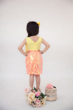 Load image into Gallery viewer, Girls Yellow &amp; Orange Dress